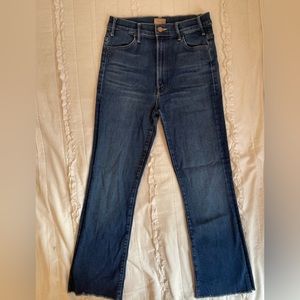 MOTHER The Hustler Ankle Fray Jeans